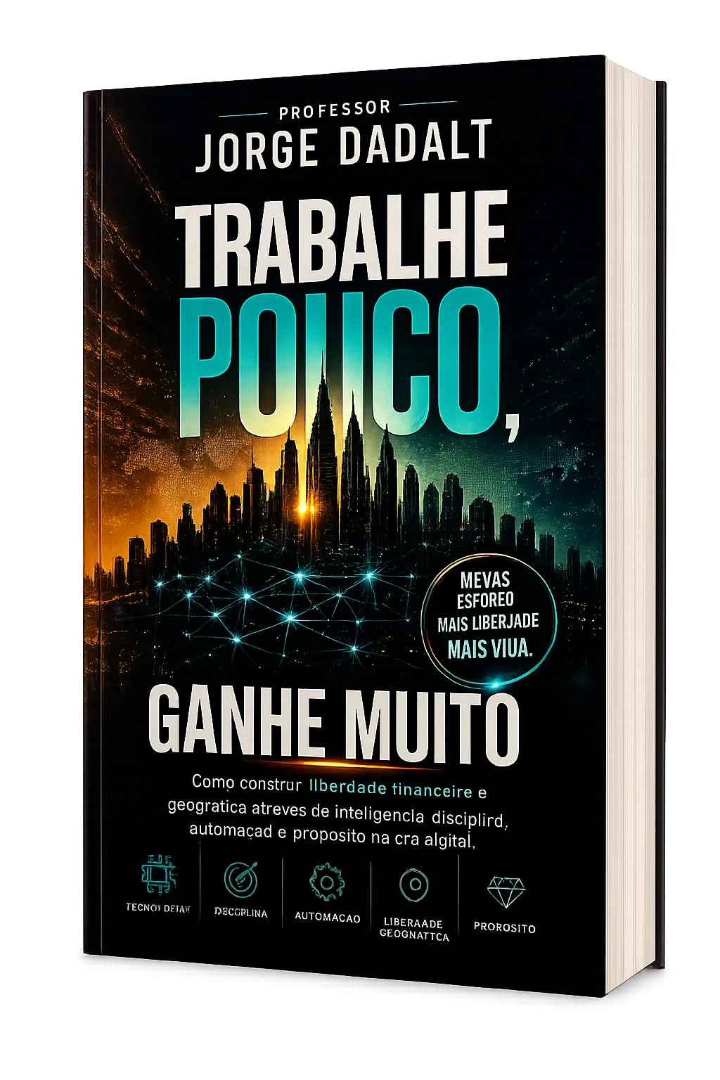 Capa do livro Trabalhe Pouco, Ganhe Muito